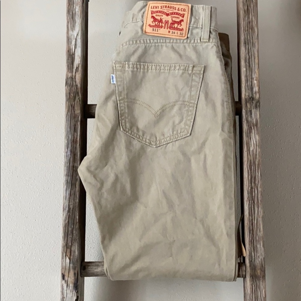 NEW Levi’s 511 Khaki 34x32